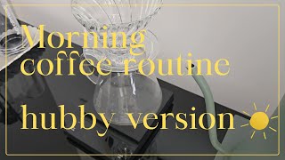 Daily morning coffee routine with Hariov60