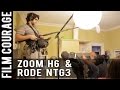 Recording Sound With A Zoom H6 And Rode NTG3 On A Movie Set By Justin Arbabi