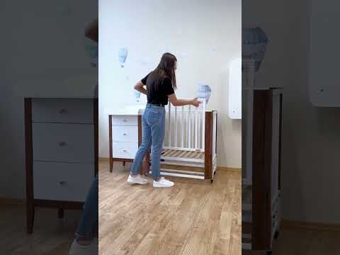 Приставная кроватка Mr Sandman Sandee и комод для пеленания Mr Sandman Delight