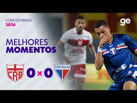 Gols e lances de CRB x Fortaleza
