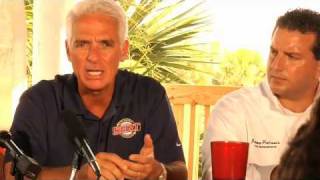 preview picture of video 'Ken Feinberg with Governor Crist on Pensacola Beach, July 12, 2010'