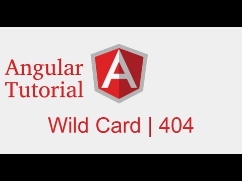 Angular 9 tutorial wildcard | page not found | 404