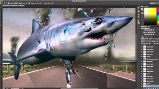 Sharknado Speed Painting