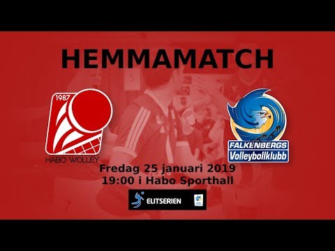 Hemmamatch - Habo Wolley vs Falkenberg -  Elitserien 18/19