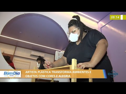 Artista plástica transforma ambientes e objetos em cores e alegria 26 05 2021