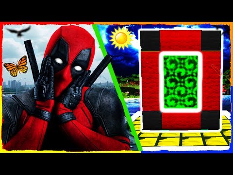 Minecraft Deadpool - How to Make a Portal to DEADPOOL DIMENSION