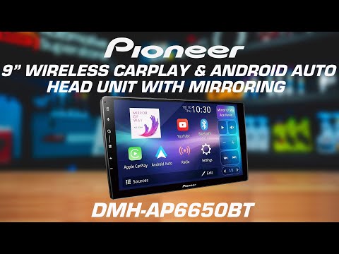 Pioneer Australia DMH-AP6650BT | 9 Zoll kabellose Apple CarPlay- und Android Auto-Haupteinheit | ...