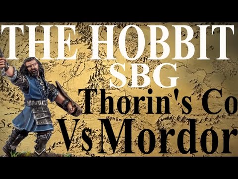 The Hobbit Strategy Battle Game: BATTLE REPORT Thorin's Company V Mordor