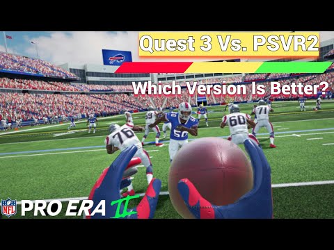 NFL Pro Era 2 Gameplay Comparison Quest 3 Vs PSVR2 - A Glaring Issue On This One?