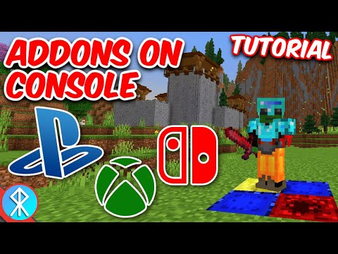 PLAY ADDONS On XBOX/PS4/PS5/Switch Minecraft (Tutorial)
