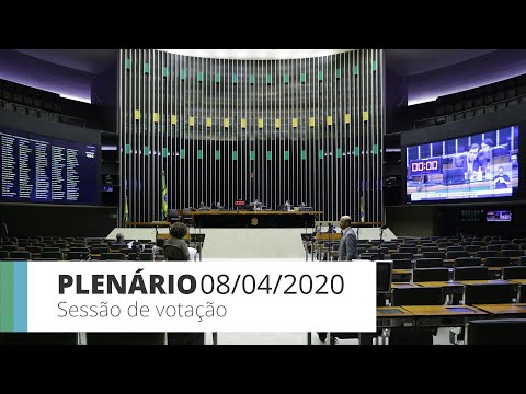 Plenário – Sessão virtual de votação – 08/04/20 - 14:55