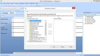 Crystal Reports 2013 Tutorial Access/Excel (DAO) Business Objects Training