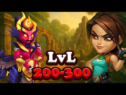 Hero Wars Lara Croft Event Temple Guardians 200, 210, 220, 230, 240, 250, 260, 270, 280, 290 and 300