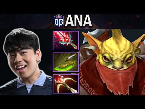 OG.ANA SMURF BOUNTY HUNTER WITH 26 KILLS - DOTA 2 7.28 GAMEPLAY