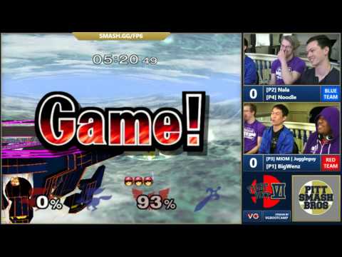 FPVI Doubles - BigWenz & MIOM | Juggleguy Vs. Nala & Noodle - SSBM Pools - Smash Melee