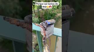 PORQUE sai tantas do RIO 🧲🤔 #pesca