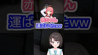 連れ去られる赤ちゃん さくらみこ🌸 【 MIMESIS 大空スバル🚓 みこスバ 】 #ド珍組