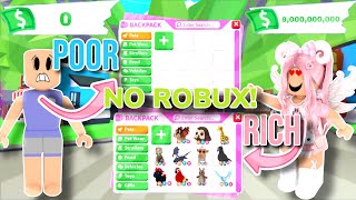 My Secret Trick To Get Rich On Adopt Me With *NO ROBUX* (Roblox!)