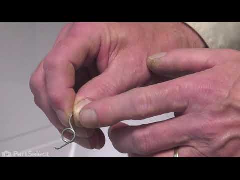 Samsung Refrigerator Repair - How to Replace the Door Mullion Spring (Samsung # DA81-01345B)