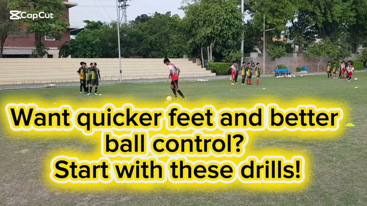 Improve Ball Control & Quick Feet | Youth Soccer Training |  Soccer Footwork Drills for Youth