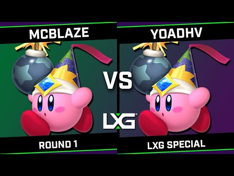 McBlaze (Bomb/Staff) vs YoAdhv (Bomb/Beetle) - LXG Special - Kirby Fighters 2