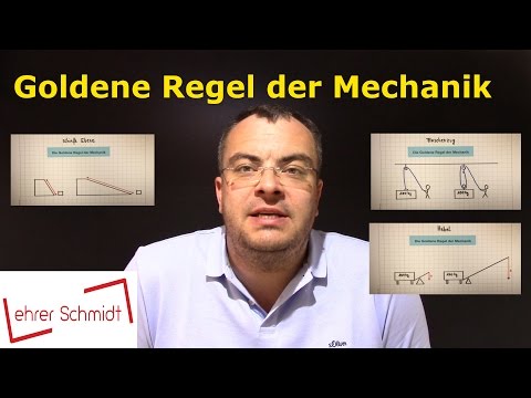 Golden Rule of Mechanics (Galileo Galilei) | Mechanics | Physics | Lehrerschmidt