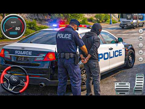 Police Car Driving Game 2026: Ultimate Cop Chase High Speed car simulator - android gameplay