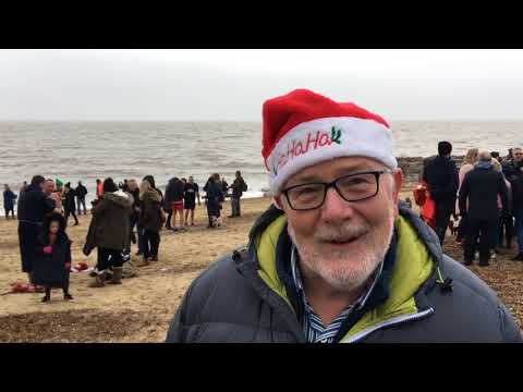 Felixstowe Christmas Day dip 2017