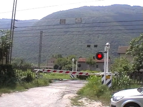 Passaggio a Livello FS 64 Montini Condove railroad crossing Spoorwegovergang
