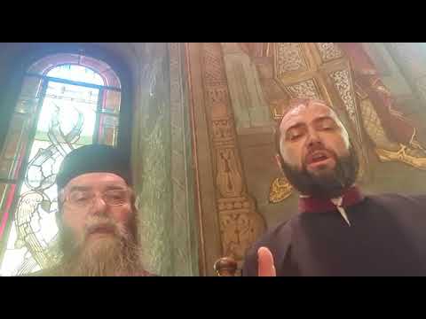 Archd. Mihail Bucă Alături de ,,legenda" Sf. Manastiri Putna , pr.Arhid Ioachim!