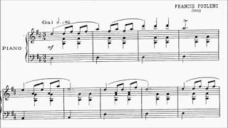 ABRSM Piano 2019-2020 Grade 5 C:5 C5 Poulenc Valse Tyrolienne (Villageoises No.1) Sheet Music