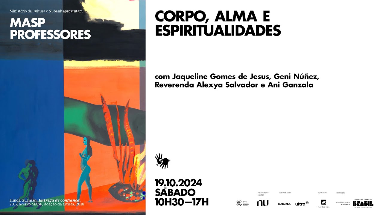 MASP Professores | Corpo, alma e espiritualidades | 19.10.2024