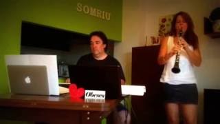 Cover Com la sal al mar Obeses Roser Carceller clarinet i Joan Capafons al teclat