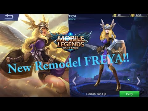 FREYA NEW REMAKE MOBILE LEGENDS ANIMATION! SKIN NYA JUGA DI REMAKE JADI KEREN!!