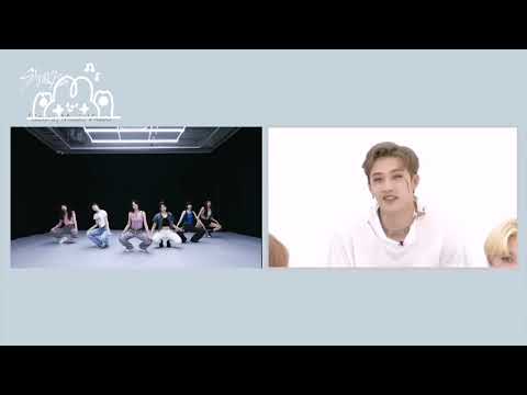 Stray kids reaction to Everglow (colourz dance practice) 💖 (Fanmade fake!)