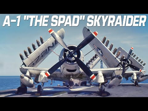 A-1 Skyraider "The Spad". The Exceptional Aircraft That Could Carry 14,000 lbs of ordnance and fuel