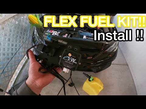 Quick install!! PRL Flex Fuel kit..! 10th gen civic si