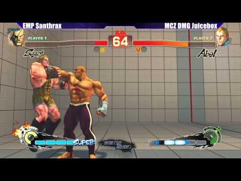SSF4 AE 2012 EMP Santhrax vs MCZ DMG Juicebox  - WB6 Road to Evo 2012
