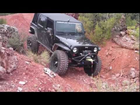 Jeep Wranglers Off-Road in Moab