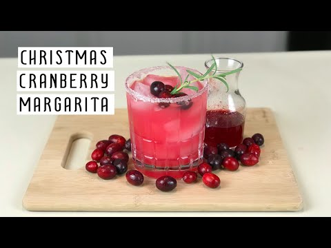 CRANBERRY MARGARITA || Bartender's wife takes over his YouTube!