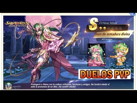 🔱SHUN ARMADURA DIVINA🔱 - Duelos PVP - Saint Seiya Awakening