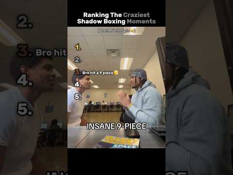 Ranking The Craziest Shadow Boxing Moments😂❤️ #ranking #tiktok #funnymoments #moments #shadowboxing