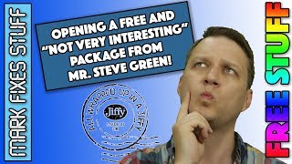 A "boring" mystery package from Steve Green...