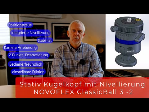 PRAXISTIPP - Stativ Kugelkopf mit Nivellierung - Novoflex Classic Ball 3 - 2