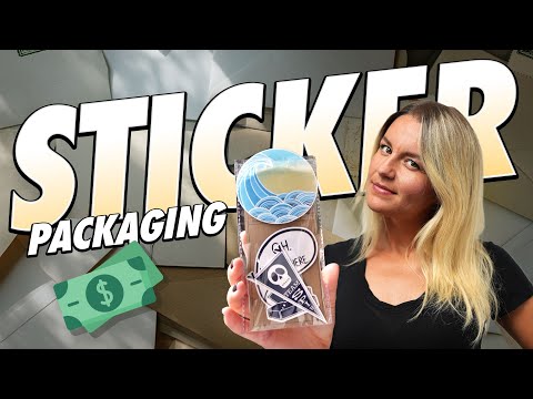 How to Package & Ship your Stickers for LESS THAN $1!!!