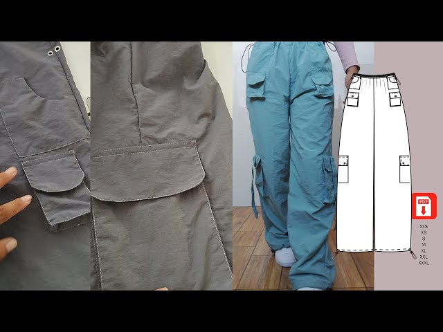 Vídeo relacionado con Nuofengkudu Rectos Pantalones Cargo Mujer Puños Ajustables 4 Bolsillos Pantalon Elasticos Cintura Alta Deportiva Trabajo Largos Pantalón Y2K Adolescentes Goticos Punk Jogger Casual Moda Negro M
