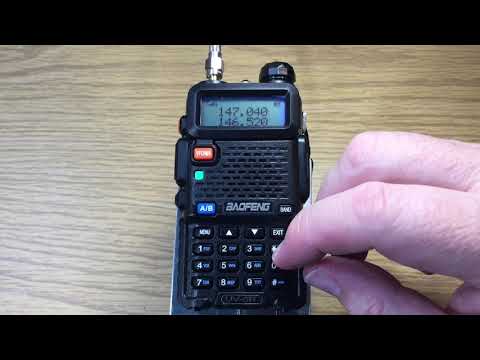 BaoFeng UV-5R 2m Search Scan