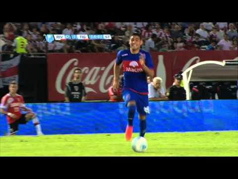 Atajada de Barovero. River 0 - Tigre 1. Fecha 3. Torneo Final 2013. Fútbol Para Todos