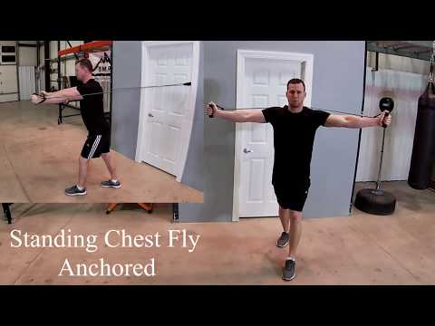 Resistance Band Chest Fly