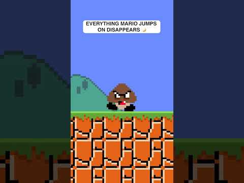 Mario makes Goomba DISAPPEAR!